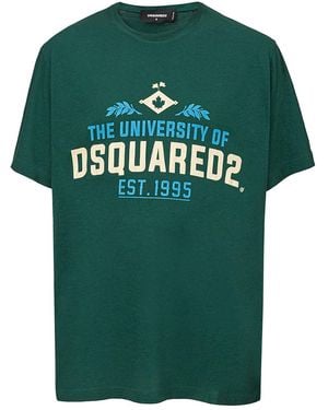 DSquared² T-Shirt Overfit - Green