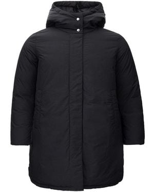 Add Reservable Long Quilted Jacket - Blue