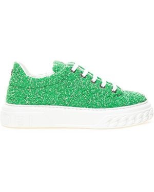 Casadei Leather Trainer - Green