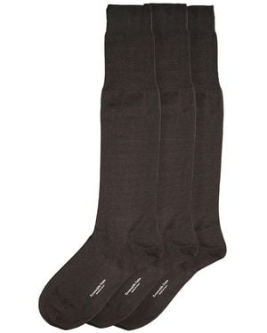 ZEGNA Tripack Socks - Black