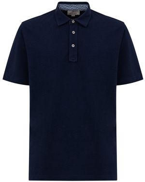Canali Polo Manica Corta - Blu