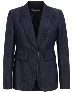 Tom Ford Giacca Uomo - Blue