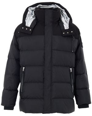 Moose Knuckles Giubbino Imbottito Con Cappuccio - Black