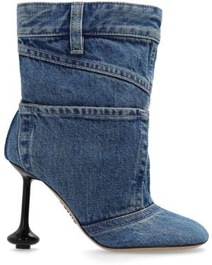 Loewe Toy Panta Ankle Boot 90 - Blue