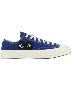 COMME DES GARÇONS PLAY Canvas Comme Des Garã§Ons X Converse Sneakers - Blue