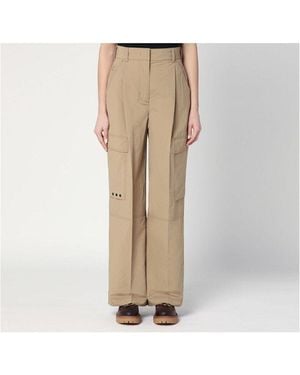 Moncler Cargo Trousers - Natural