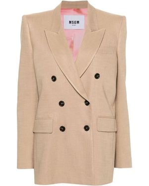 MSGM Jacket Sand - Natural