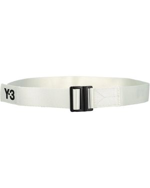 y3 belt white