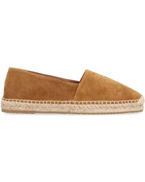 Celine Suede Espadrilles - Brown