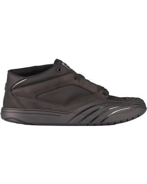 Givenchy Fabric And Leather Skate Sneakers - Brown