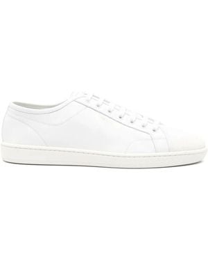 Saint Laurent Sl39 Mid Top Sneakers Greenwich - White