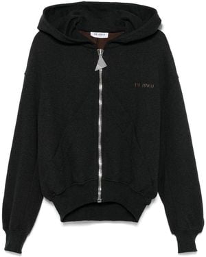 The Attico Cotton Blend Stylish Jumper - Black
