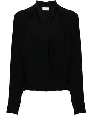 Dries Van Noten Cedal 9067 W.W.Shirt - Black