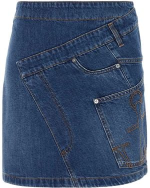 JW Anderson Denim Mini Skirt - Blue