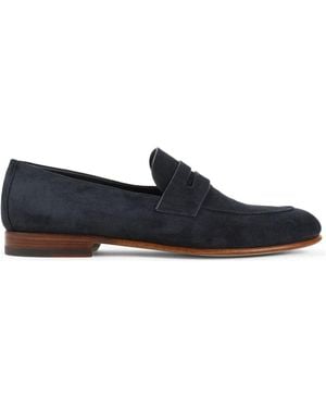 Giorgio Armani Mocassin Loafers - Blue