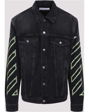 国内発送☆Off-White☆CANV VARSITY SKATE JKT/BLACK WHITE Off-White c/o Virgil Abloh Canvas Varsity Skate Jacket in