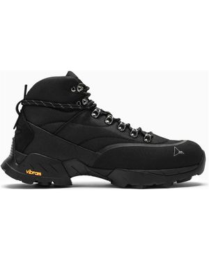 Roa Lace-Up Boot - Black