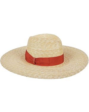 Borsalino Sophie Straw Hat - Orange