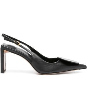 Jacquemus Les Slingbacks Duelo Haut Court Shoes - Black