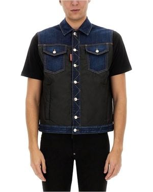 DSquared² Puffer Vest - Blue