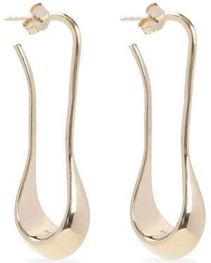 Lemaire Short Drop Earrings - White
