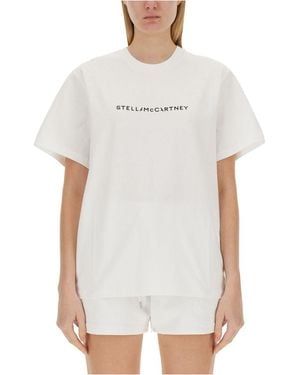 Stella McCartney T-Shirt With Logo - White