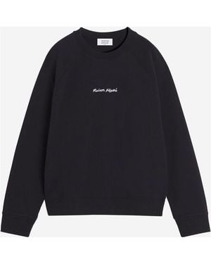 Maison Kitsuné Maison Kitsune Oversize Raglan Sweatshir - Blue