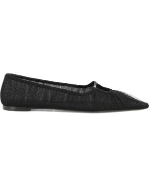 Nensi Dojaka Pointed-Toe Ballet Flats - Black