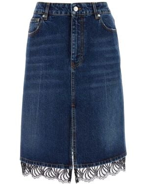 Stella McCartney Denim Skirt - Blue