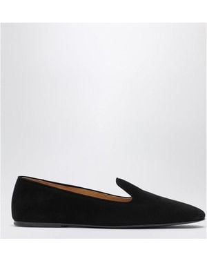 The Row Lippi Suede Loafer - White