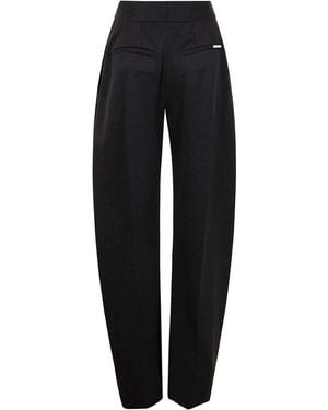 The Attico Gabardine Long Pants For in Black | Lyst