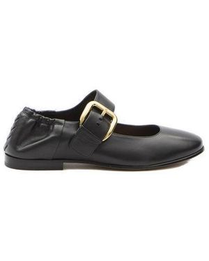 Bottega Veneta Astaire Mary Jane Ballerinas - Black