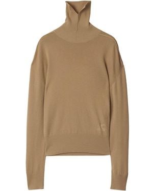 Burberry Wool Sweater - Natural
