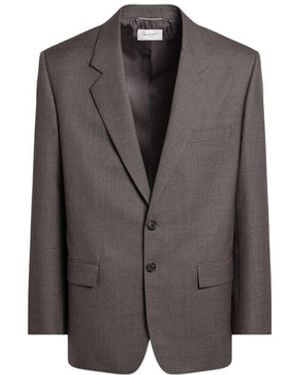 Saint Laurent Wool Blazer - Grey