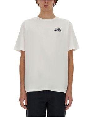 Bally T Shirt With Logo - Gray