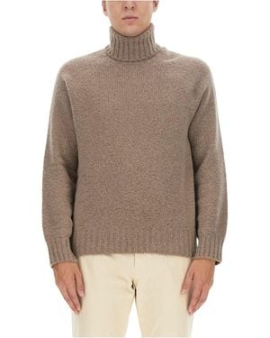 ZEGNA Turtleneck Shirt - Natural