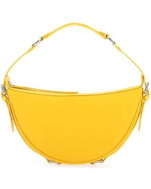 BY FAR Leather Gib Shoulder Bag - Yellow