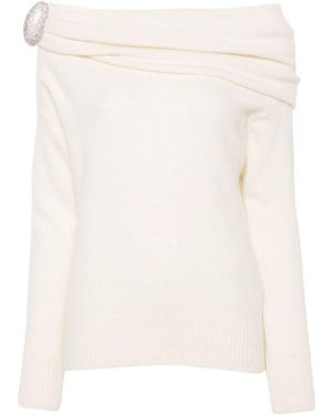 GIUSEPPE DI MORABITO Cosy Alpaca-Merino Jumper - Natural