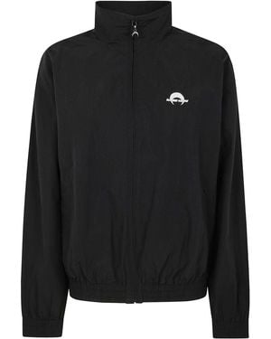 Marine Serre Recycled Nylon Track Jacket - Black