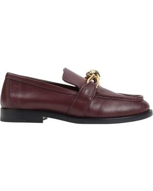 Bottega Veneta Astair Metallic Knot Loafer - Purple