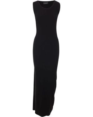 Balenciaga Stretch Viscose Dress - Black
