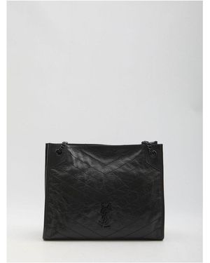 Saint Laurent Niki Shopping Bag - Grey