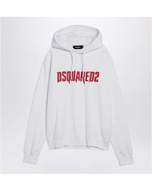 DSquared² Cotton Hoodie - White