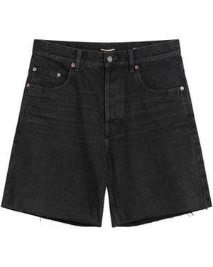 Saint Laurent Loose Bermuda Shorts - White