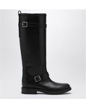 Saint Laurent Smooth River Boots - Black