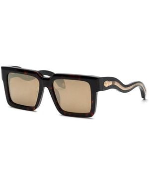 Roberto Cavalli Src055 743G Sunglasses - Brown