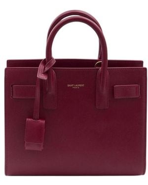 Saint Laurent Small Sac De Jour Bag - Purple