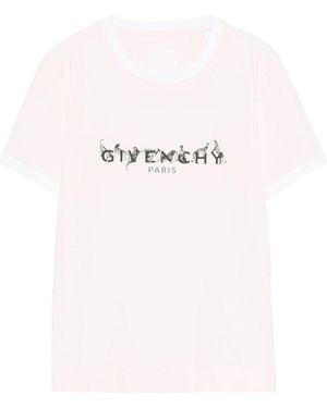 Givenchy Mc T-Shirt Logo Neck - Multicolor