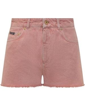 【関税&送料込】Dolce & Gabbana Shorts Pink Dolce & Gabbana Monogram shorts | Women's Clothing | Vitkac