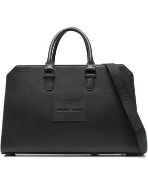 Emporio Armani Briefcase Bag - Black